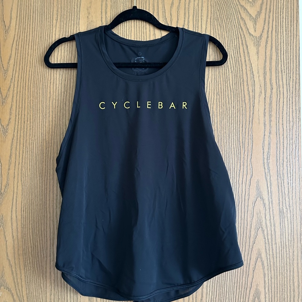 CycleBar tie back tank